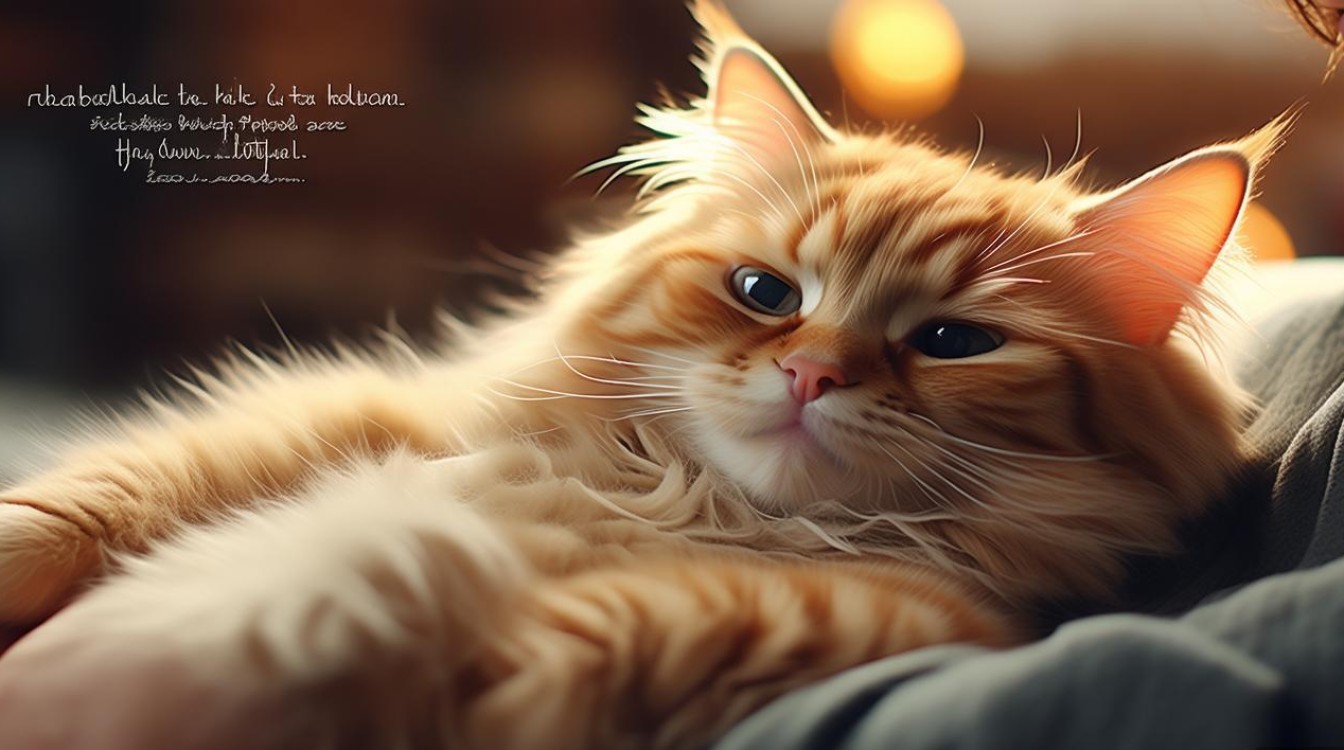 猫咪抱在怀里呼噜