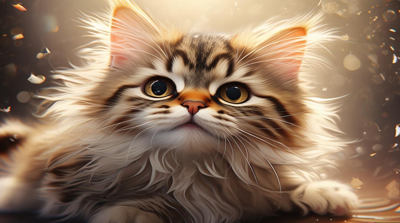 猫咪钻箱子图