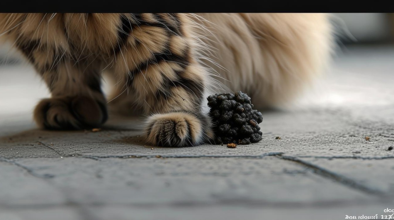 猫咪屁屁上有大便