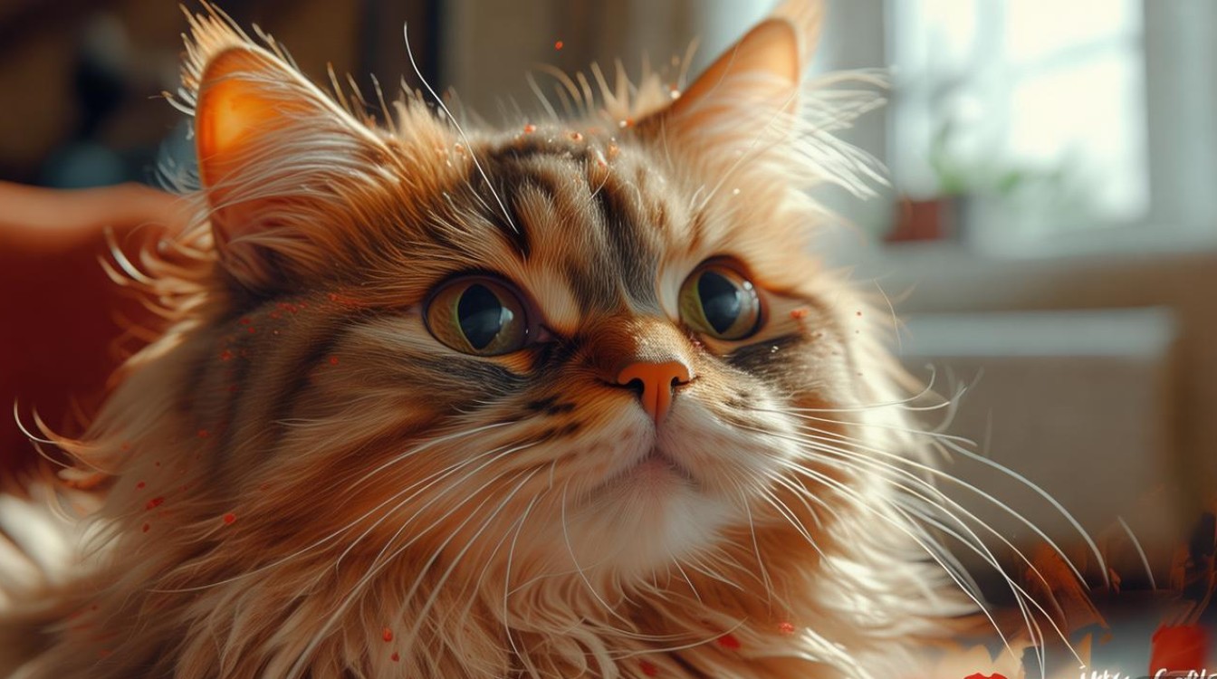 猫咪起皮屑变红