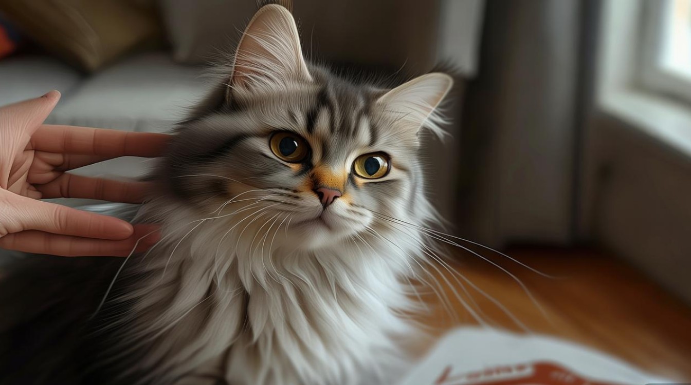猫咪不给抓脖子
