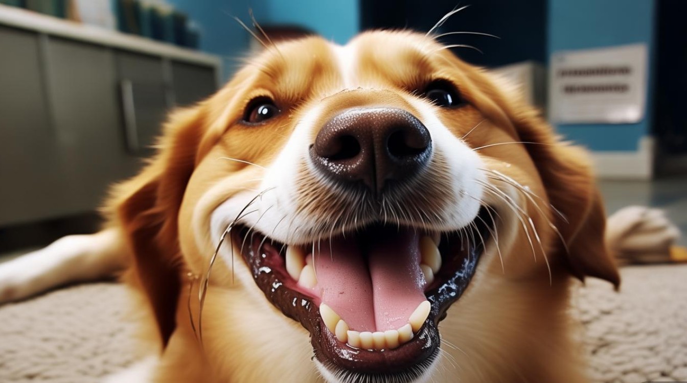 狗狗洁牙后