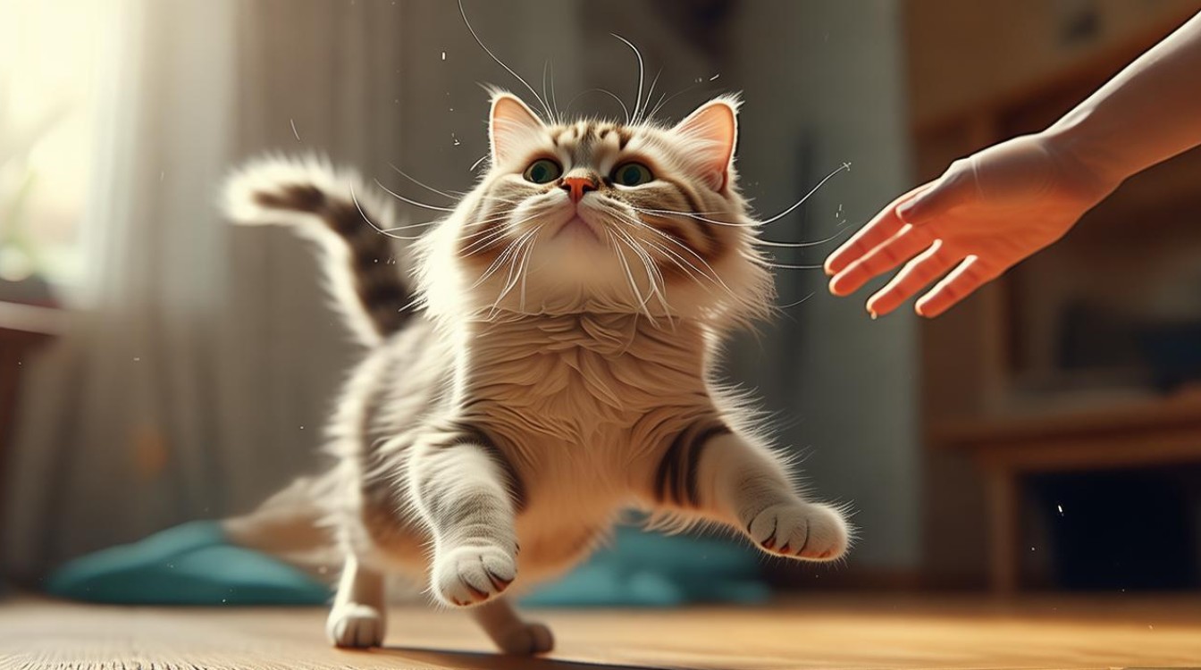 打到了猫咪尾巴