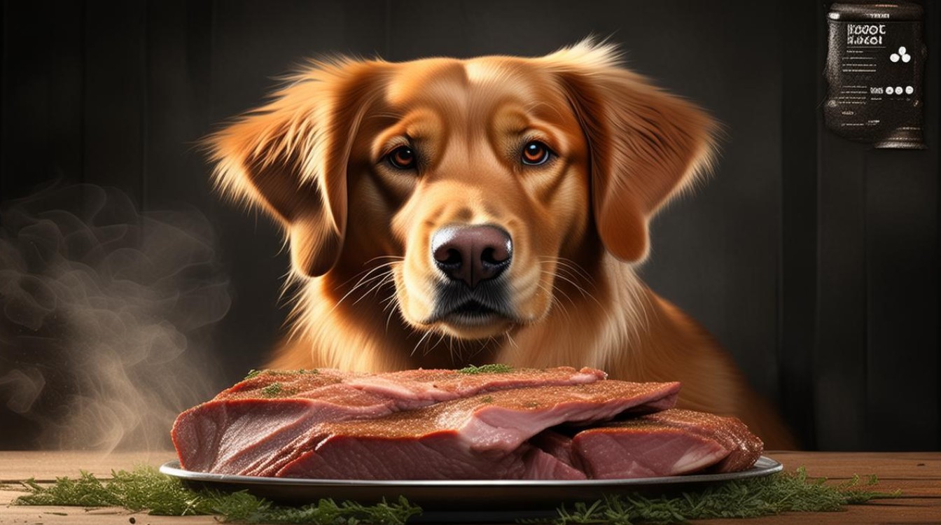 狗狗站吃肉