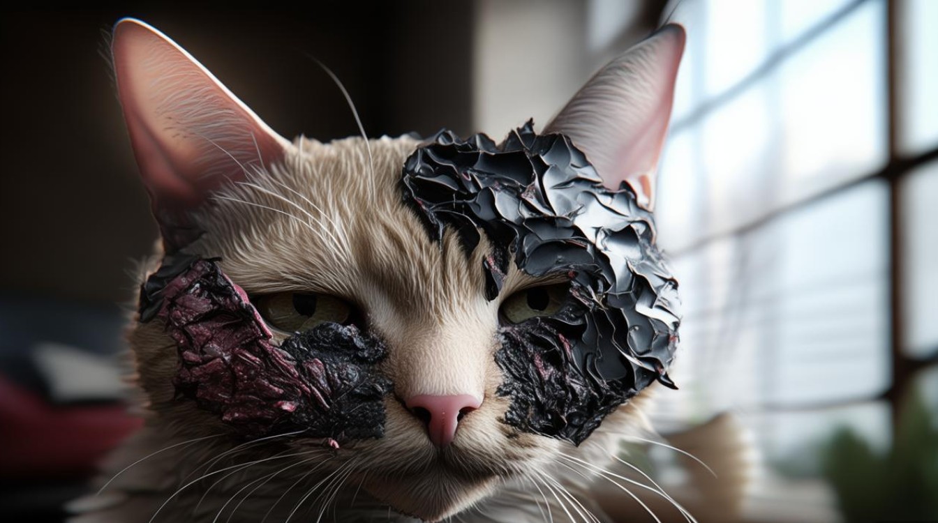 猫咪耳朵掉黑皮
