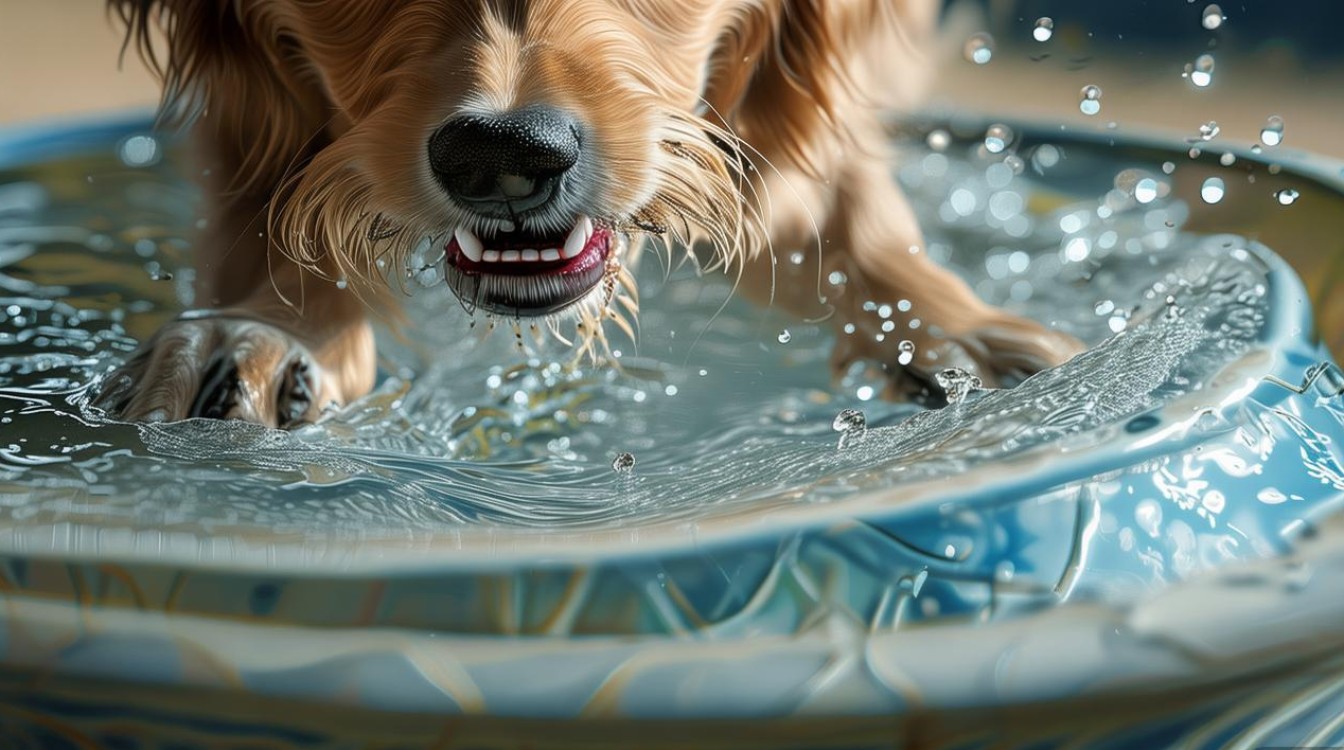 狗狗玩水碗
