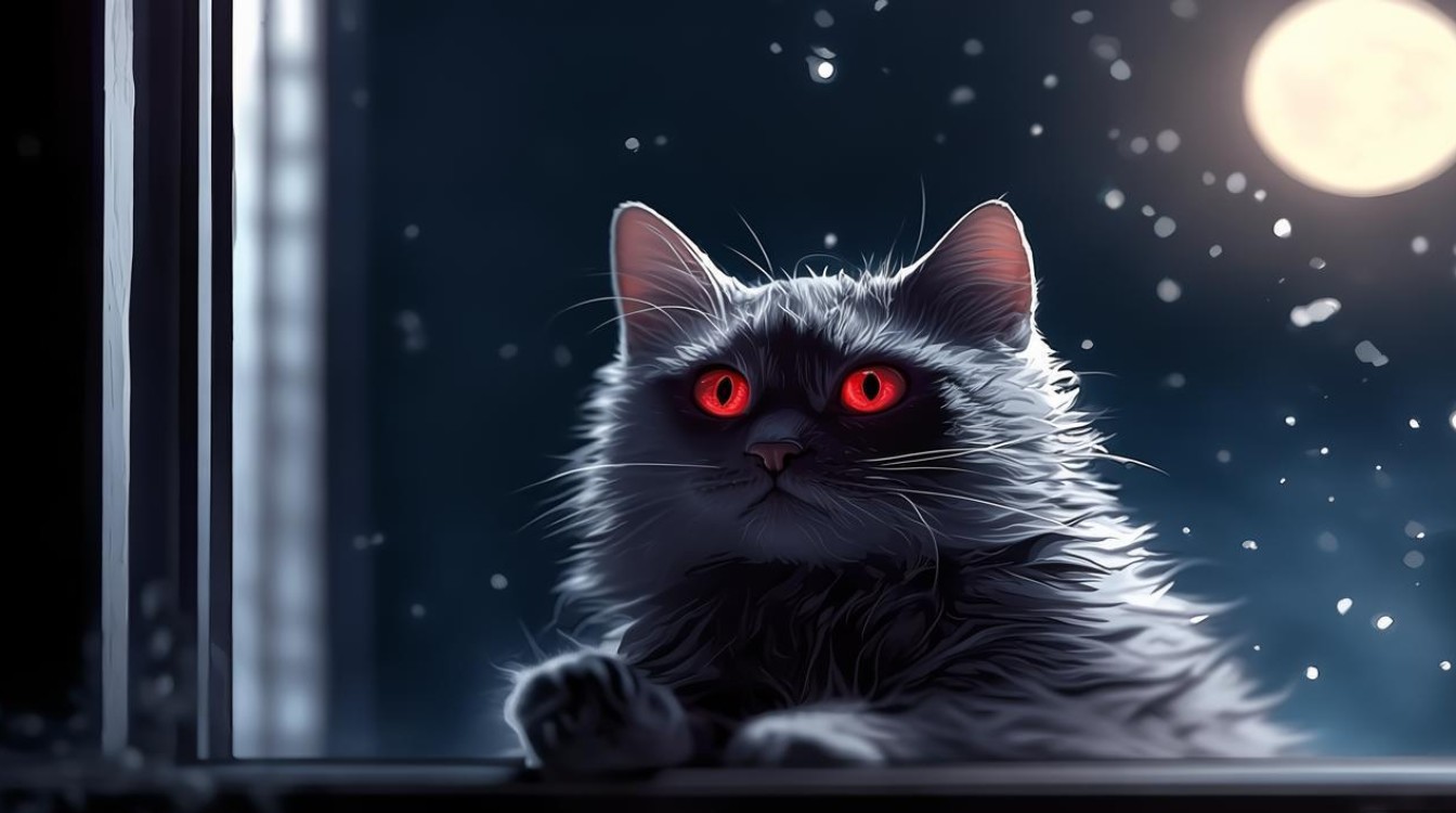 猫咪夜里眼睛发红