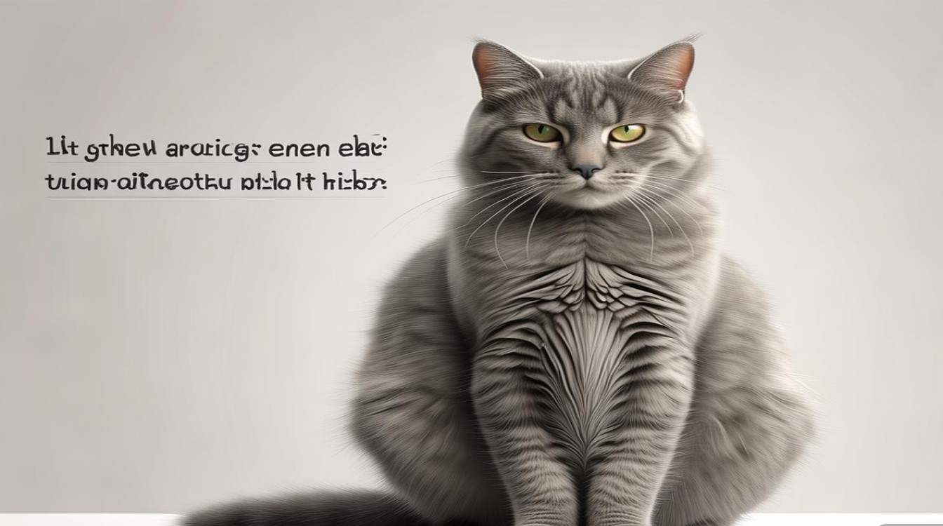猫咪怀孕 身体很瘦