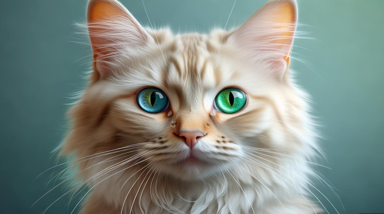 猫咪双眼颜色不同