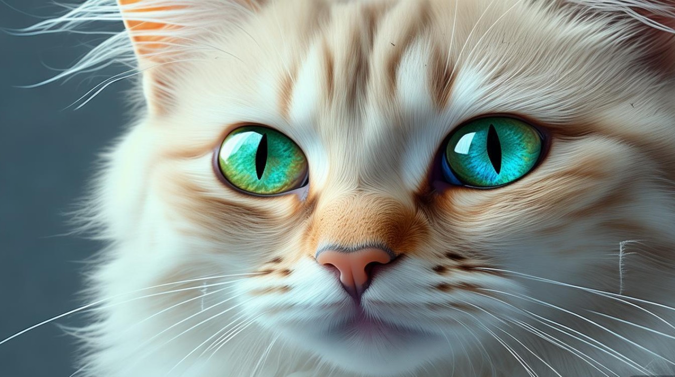 猫咪双眼颜色不同