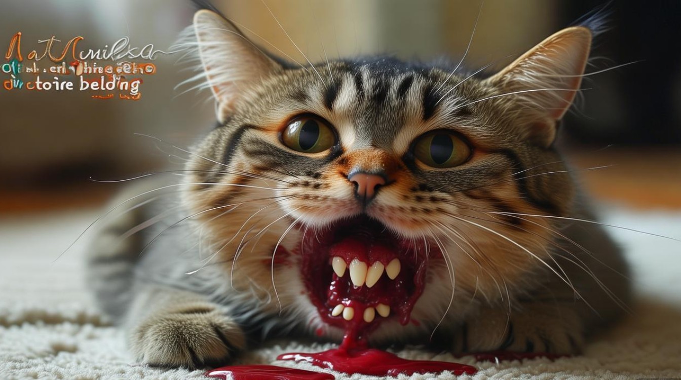 猫咪犬齿掉了流血