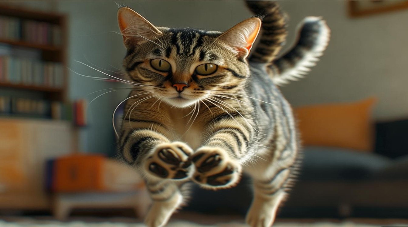 运动猫咪的图片