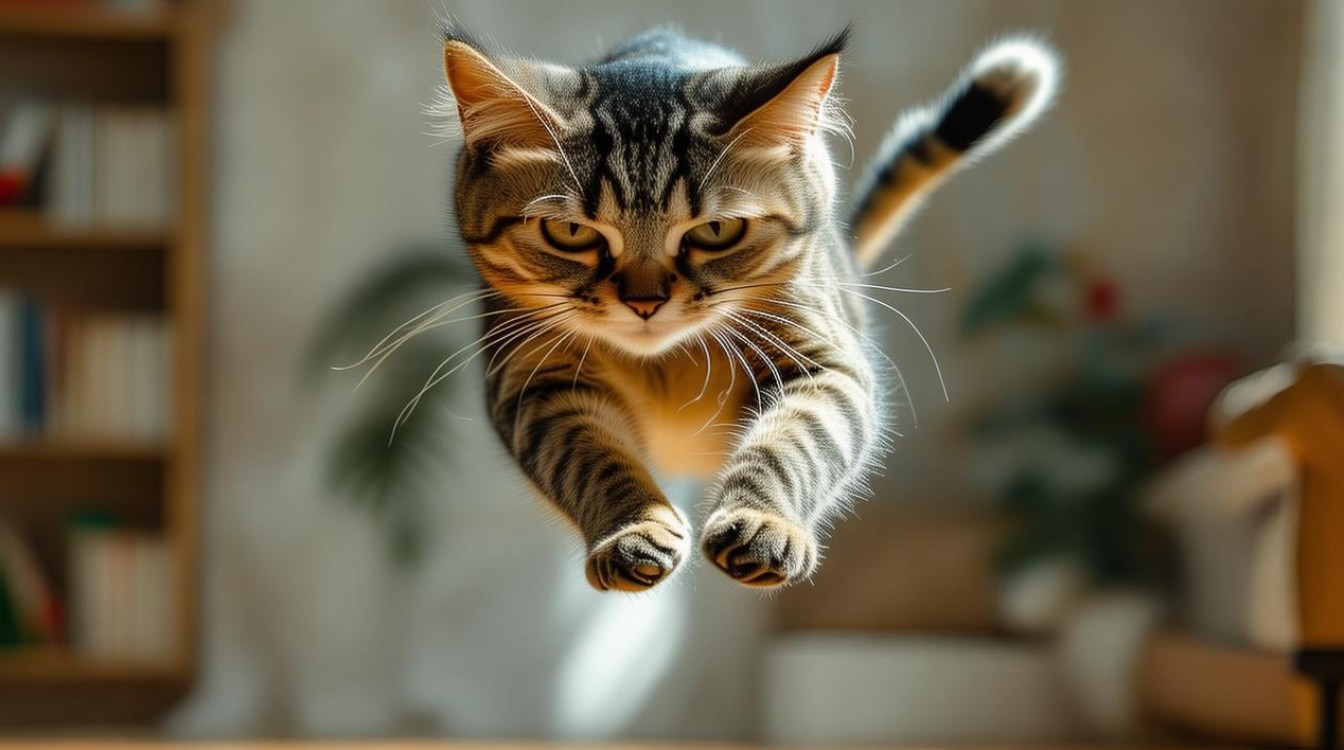 运动猫咪的图片