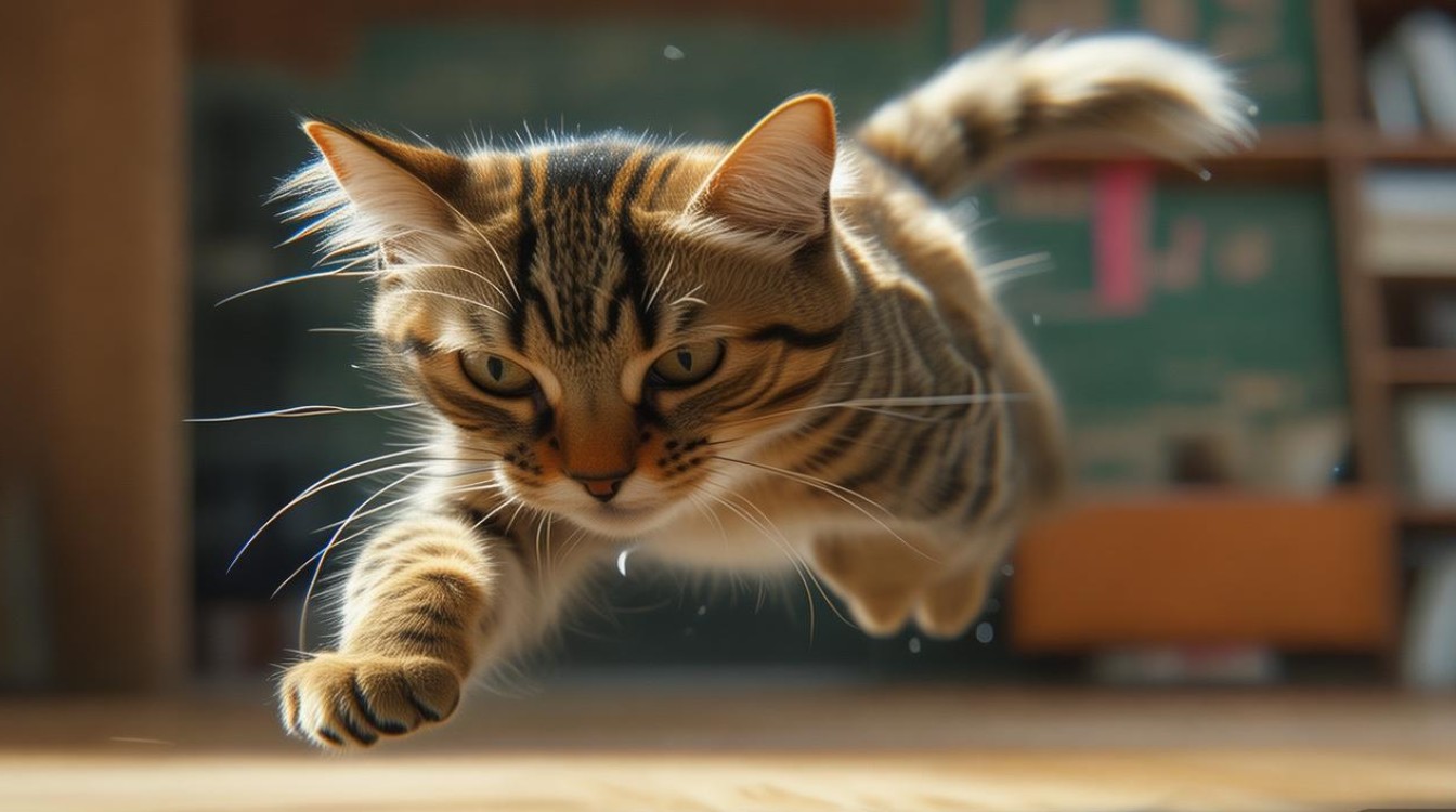 运动猫咪的图片