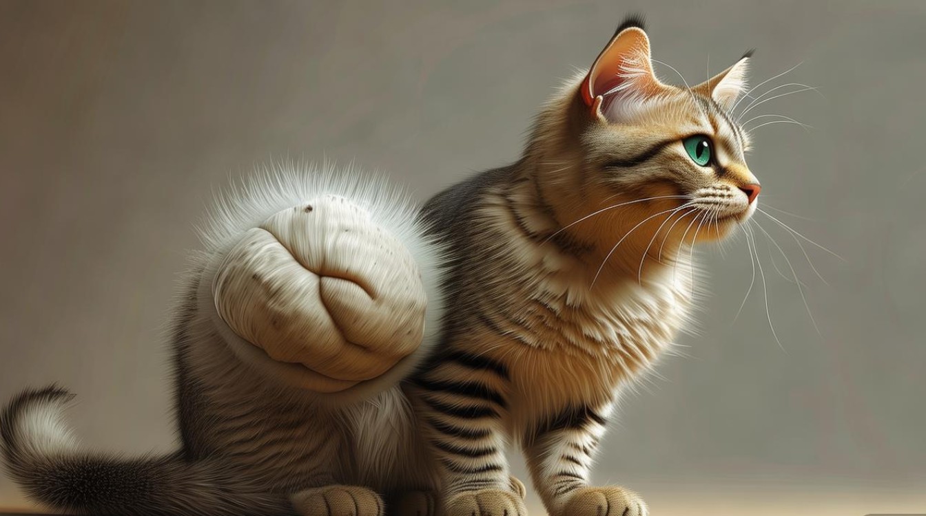 猫咪尾巴上有肿块