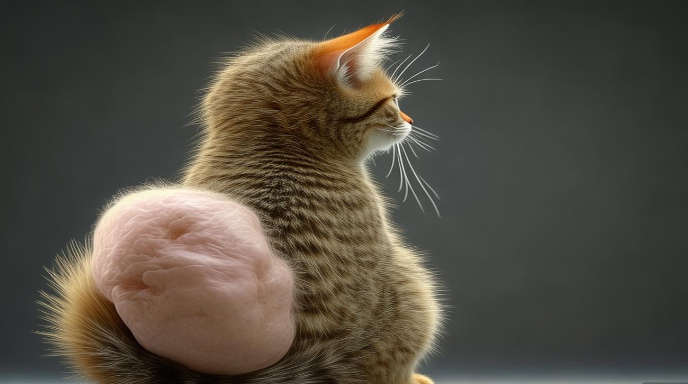 猫咪尾巴上有肿块