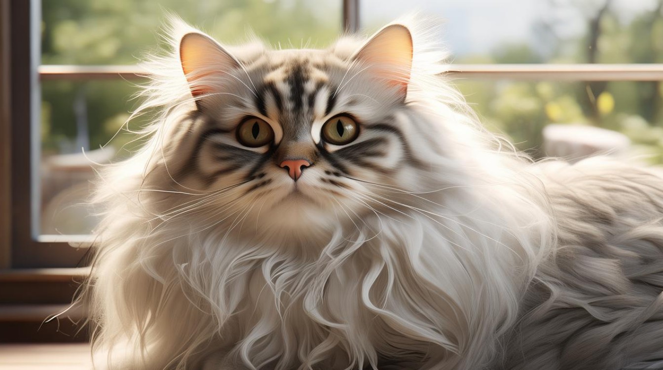 猫咪毛长长了