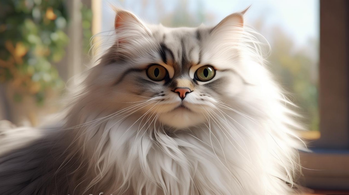 猫咪毛长长了