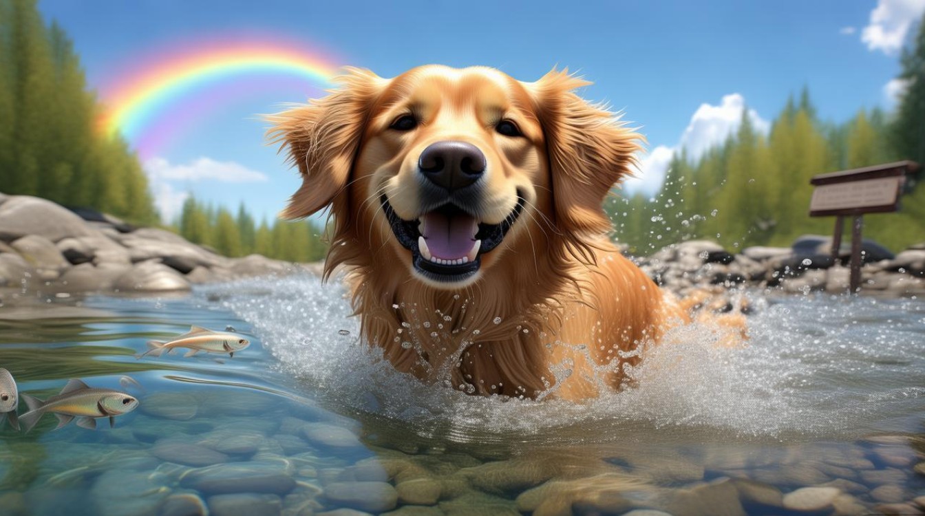 狗狗河鱼