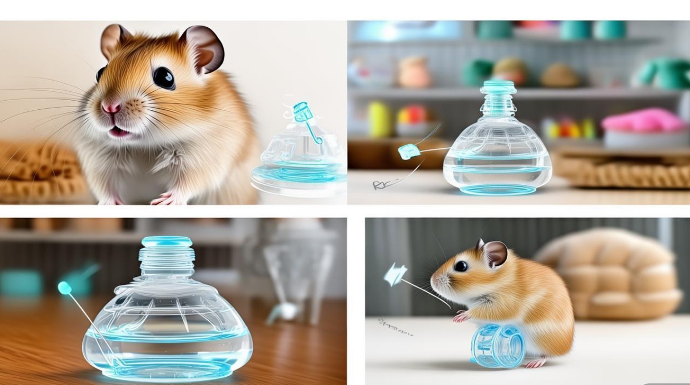仓鼠的喝水器怎么安