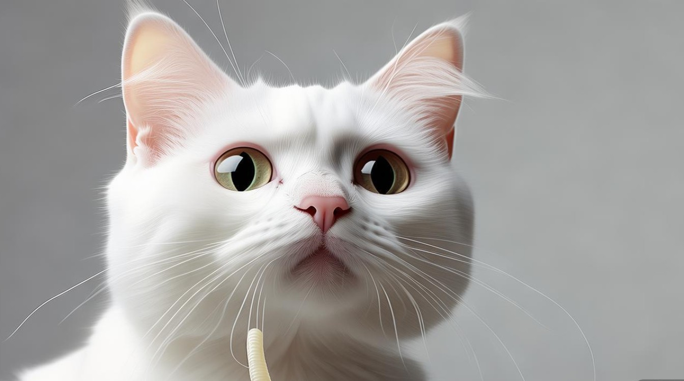 猫咪生白色虫子
