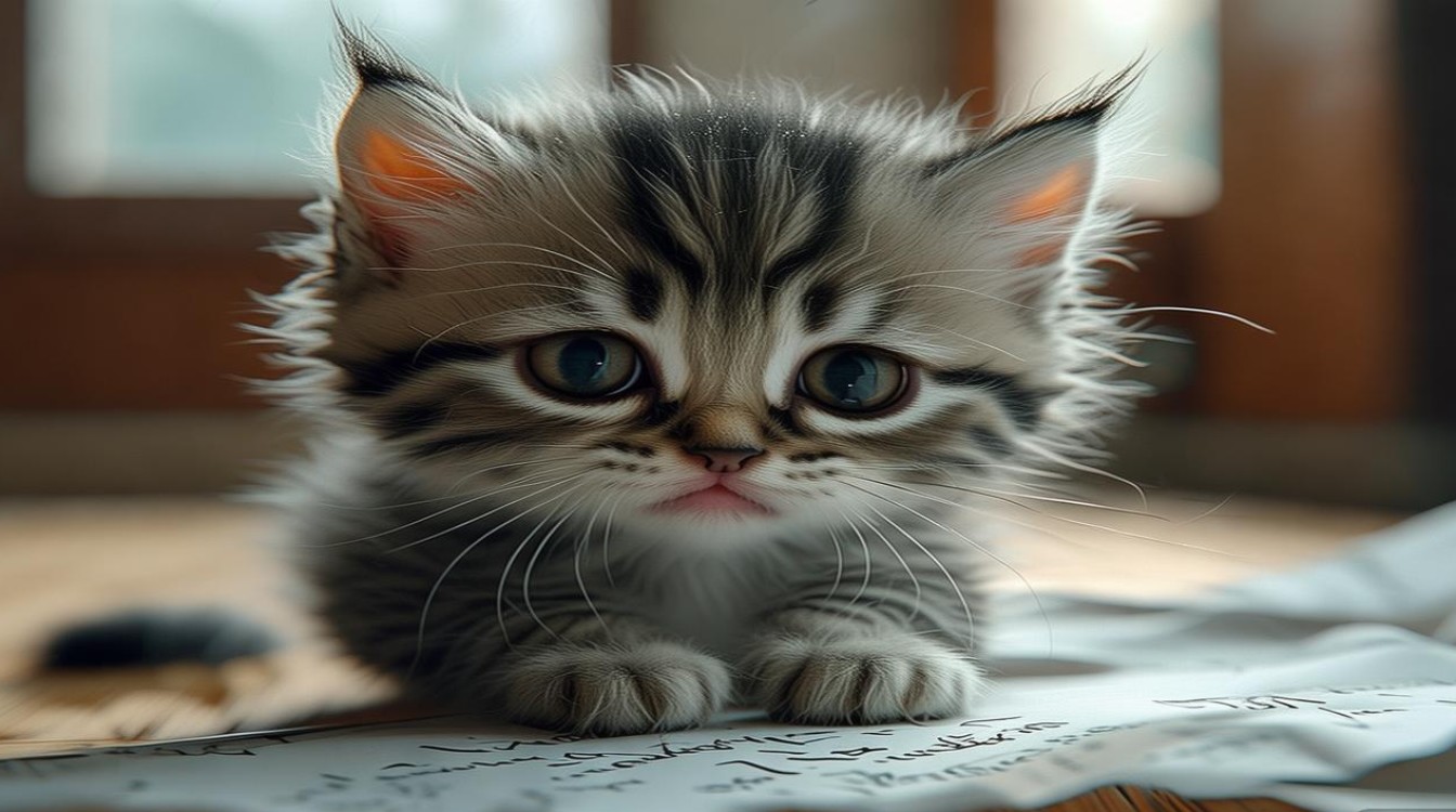 小猫咪紧张