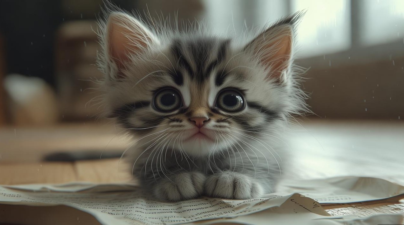 小猫咪紧张