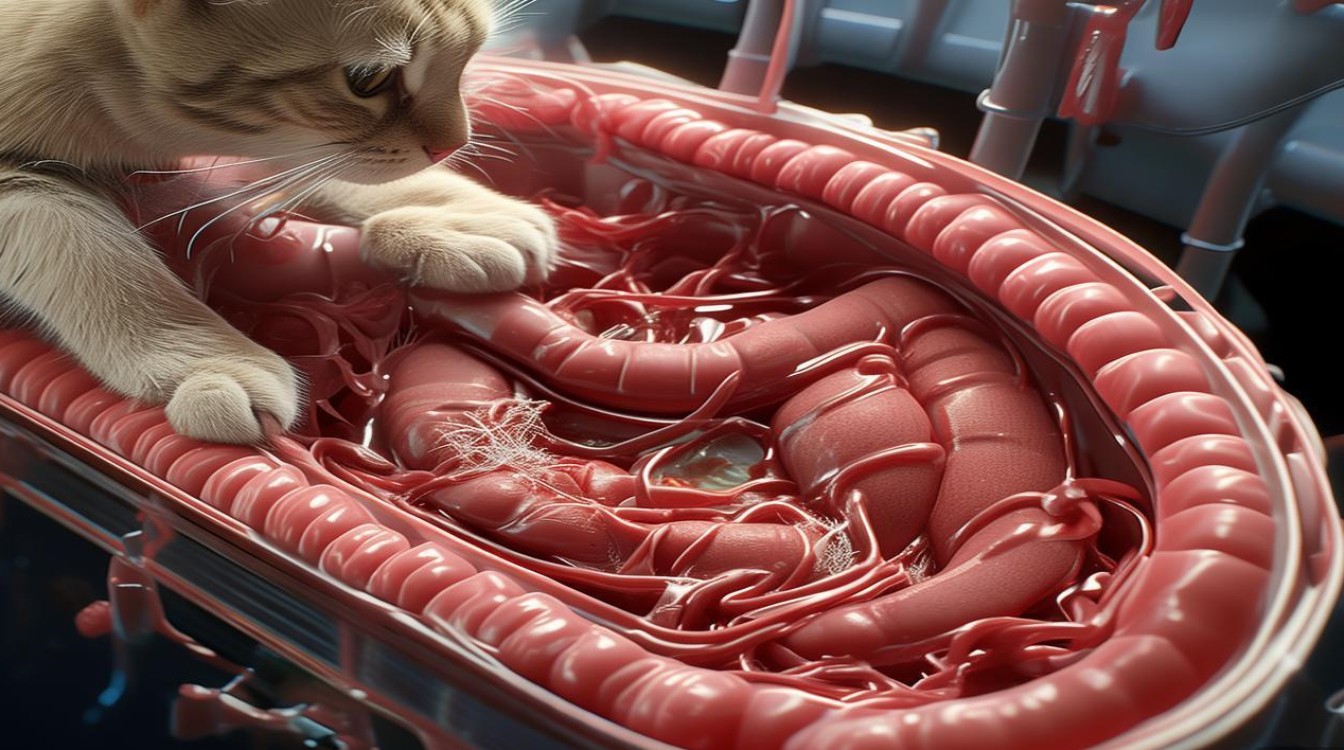 猫咪的肠胃里