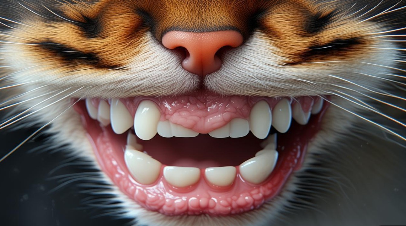 猫咪牙龈发炎图片