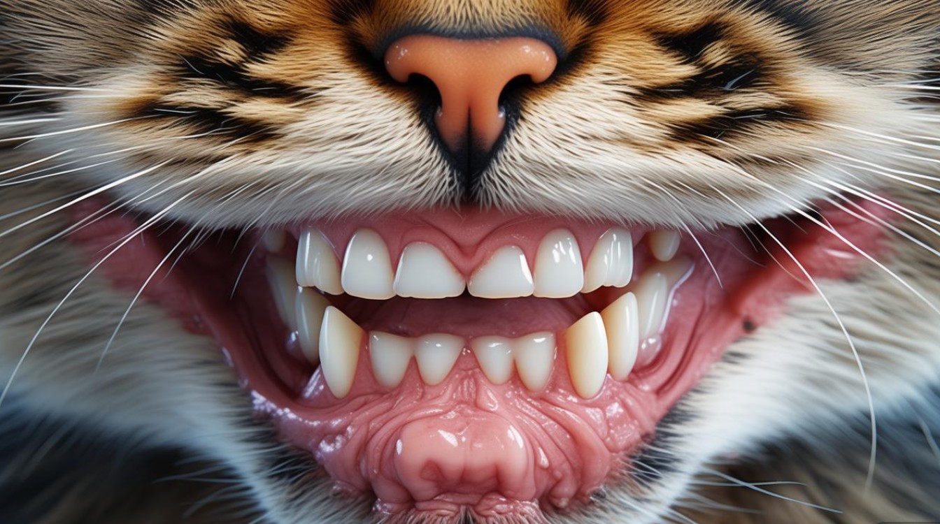 猫咪牙龈发炎图片