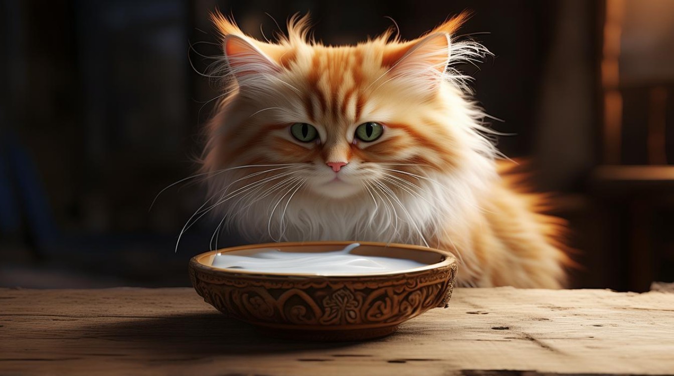 猫咪吃羊奶拉稀