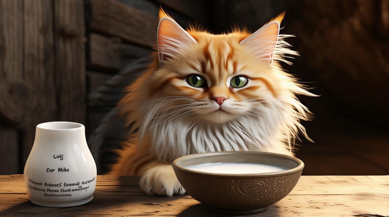 猫咪吃羊奶拉稀