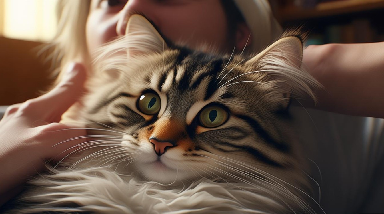 猫咪突然和我亲近
