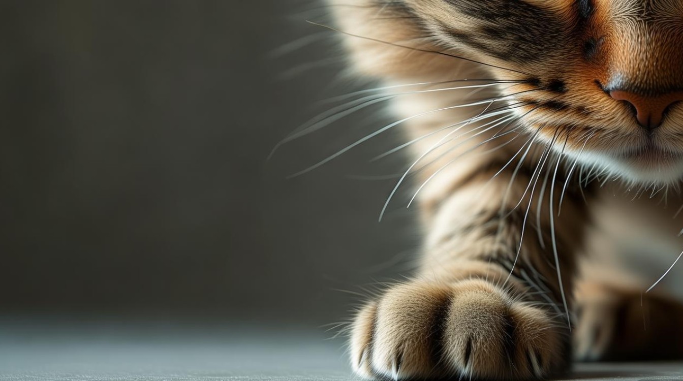 猫咪前腿微瘸