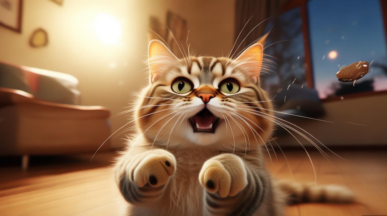 猫咪也会抓人