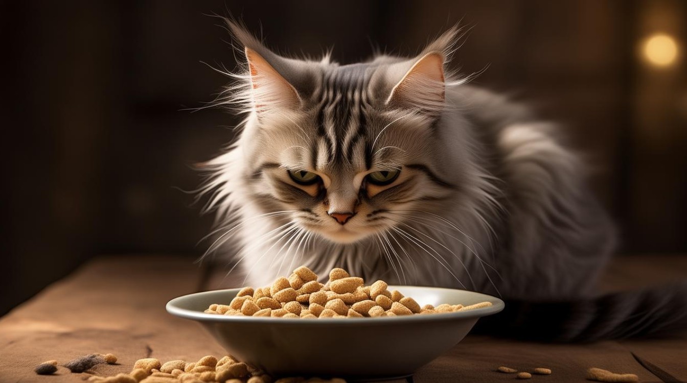 猫咪吃得少瘦