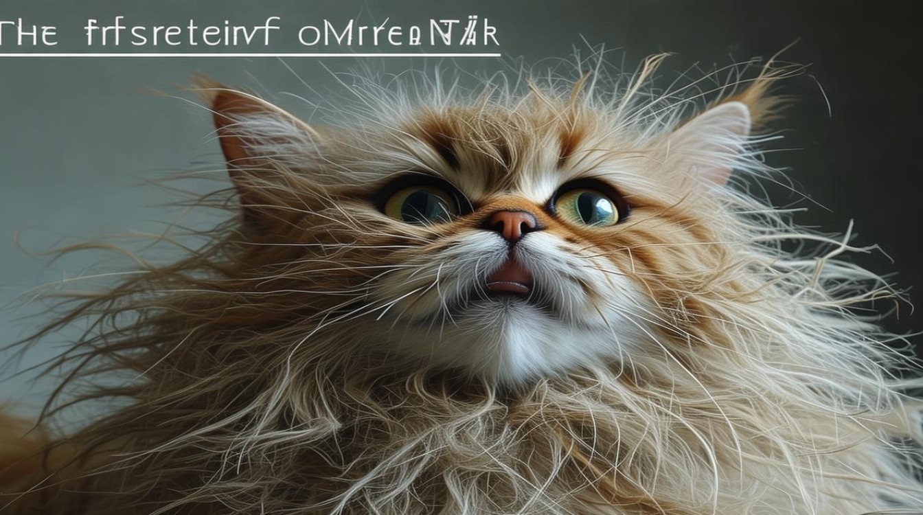 猫咪背毛打结