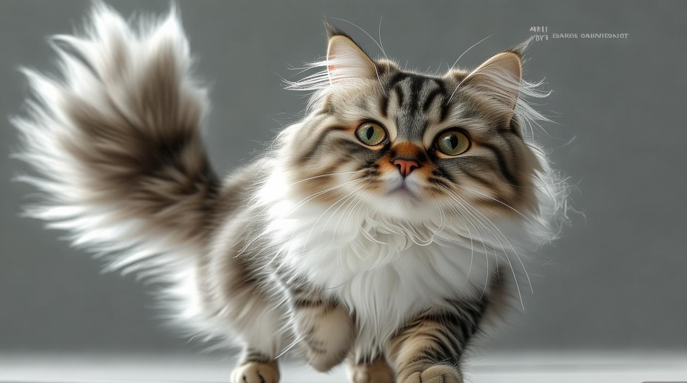 猫咪尾巴向右摇
