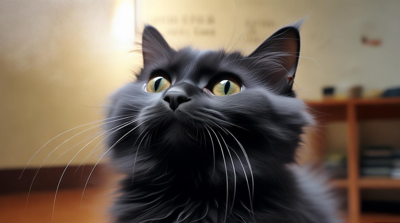 猫咪用鼻子喷气