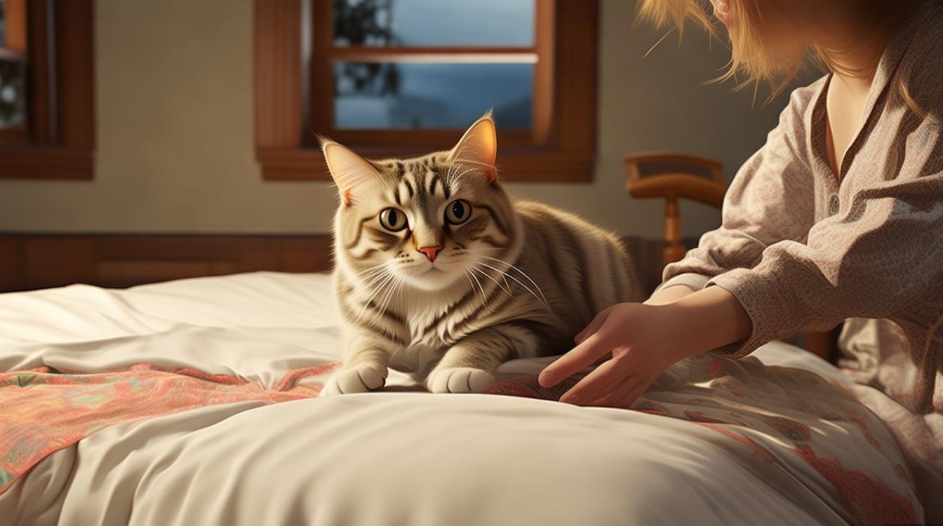 怎么引导猫咪上床