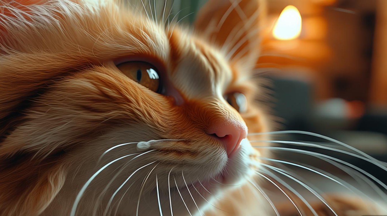猫咪嘴边张泡