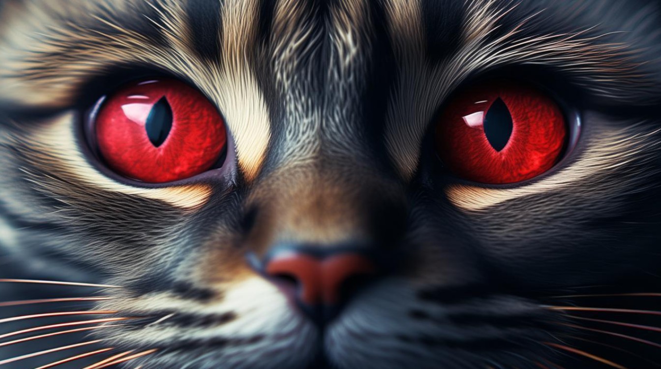 猫咪睁眼睛发红