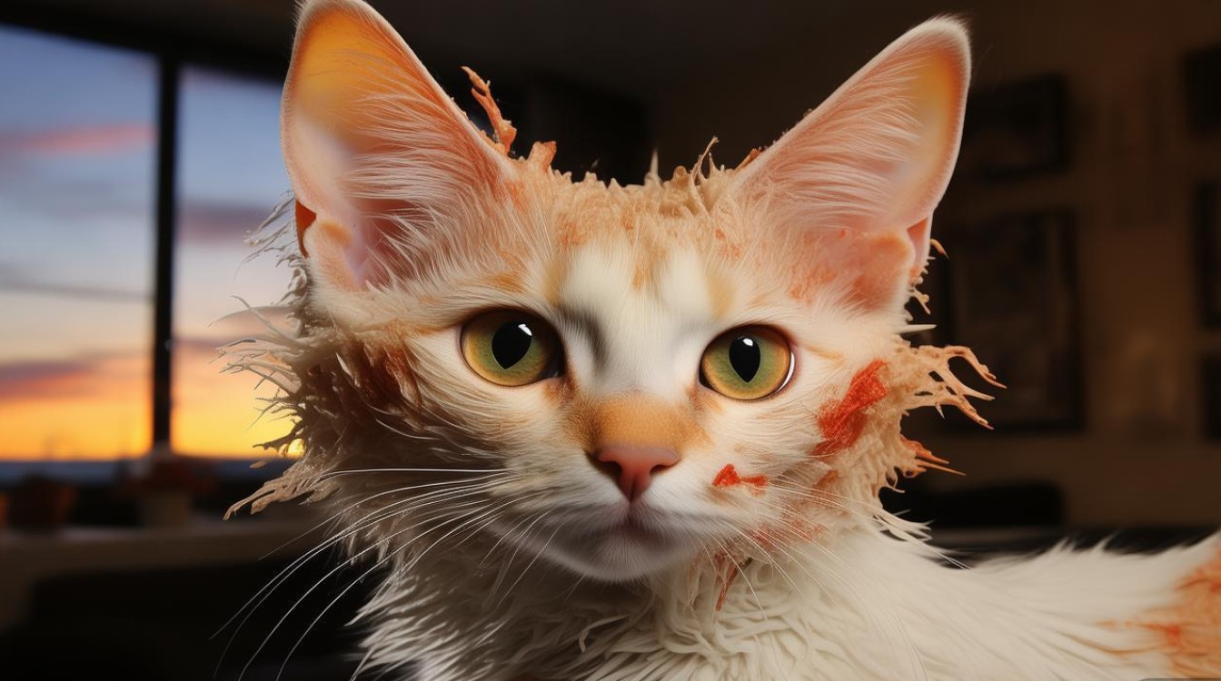 猫咪耳朵发红脱皮