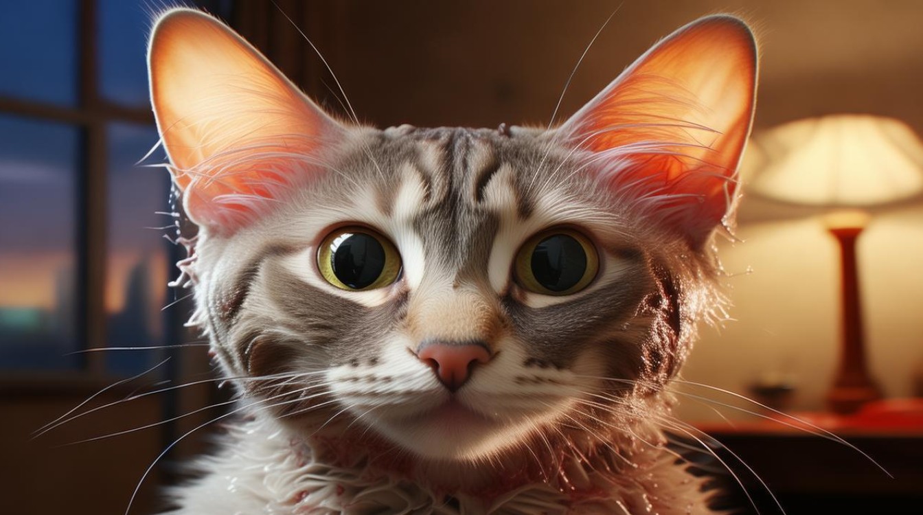 猫咪耳朵发红脱皮