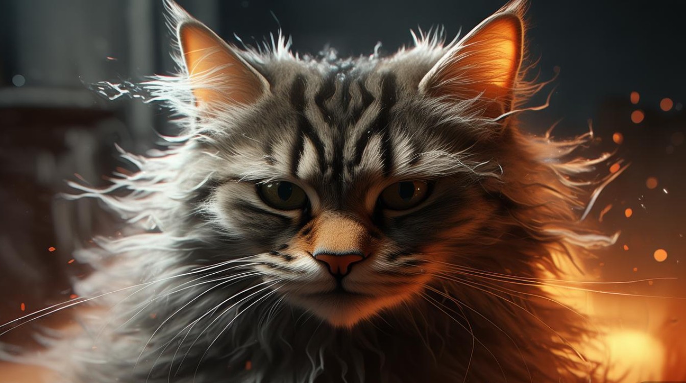 猫咪发性很凶