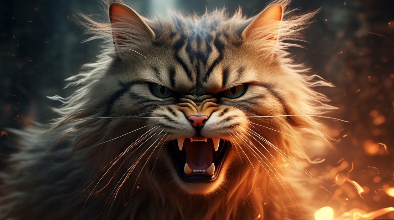 猫咪发性很凶