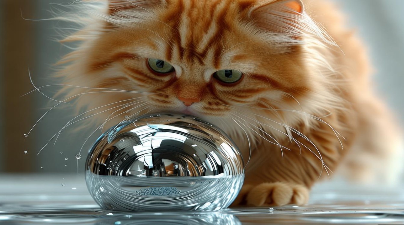 猫咪可以滚珠水壶