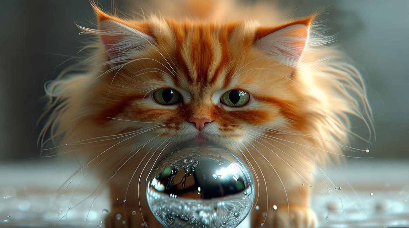 猫咪可以滚珠水壶