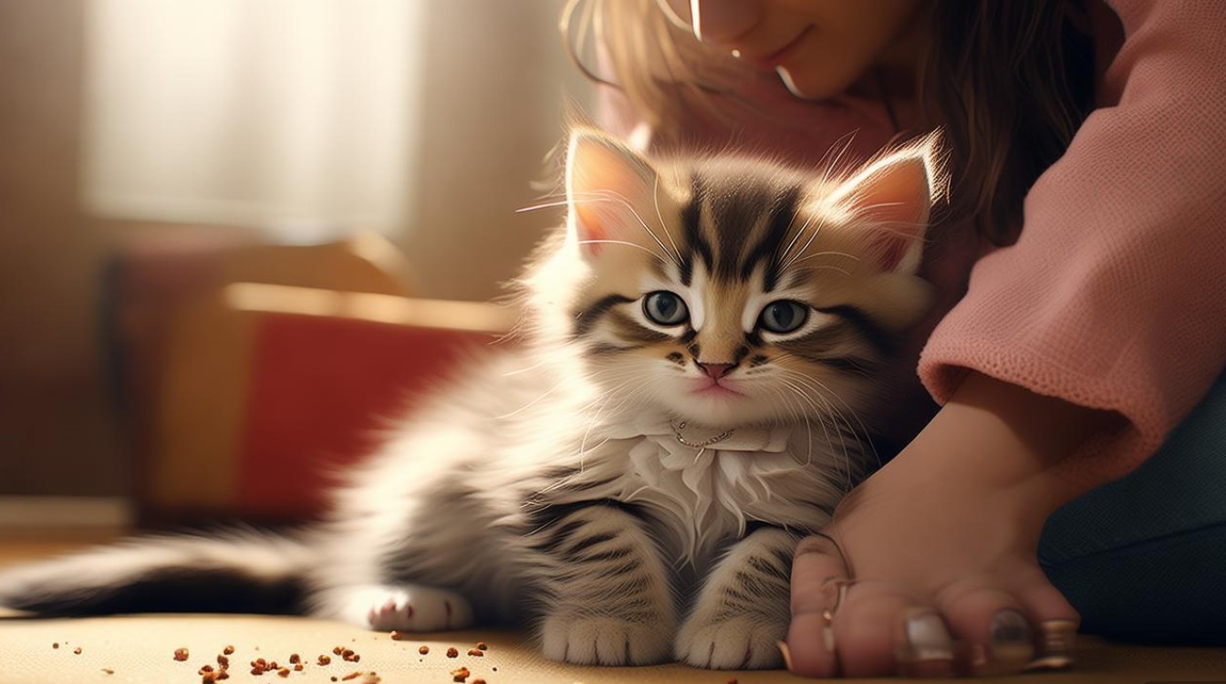 猫咪吃奶糕拉稀