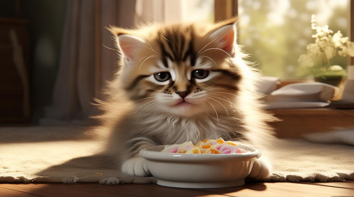 猫咪吃奶糕拉稀